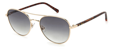 Women Sunglasses Fossil: FOS 3123/G/S - Light Gold SpecSMART Eye Clinic (Diagonal View)